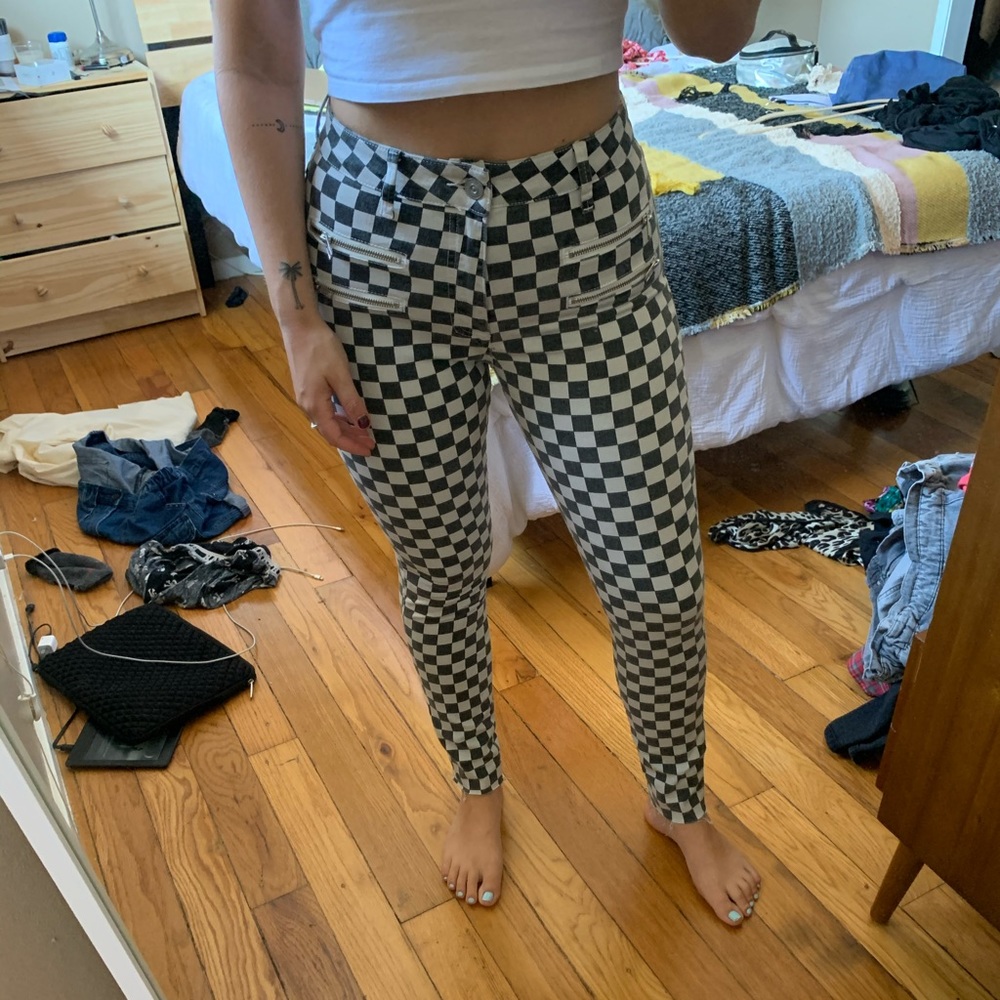 Checkered BDG jeans